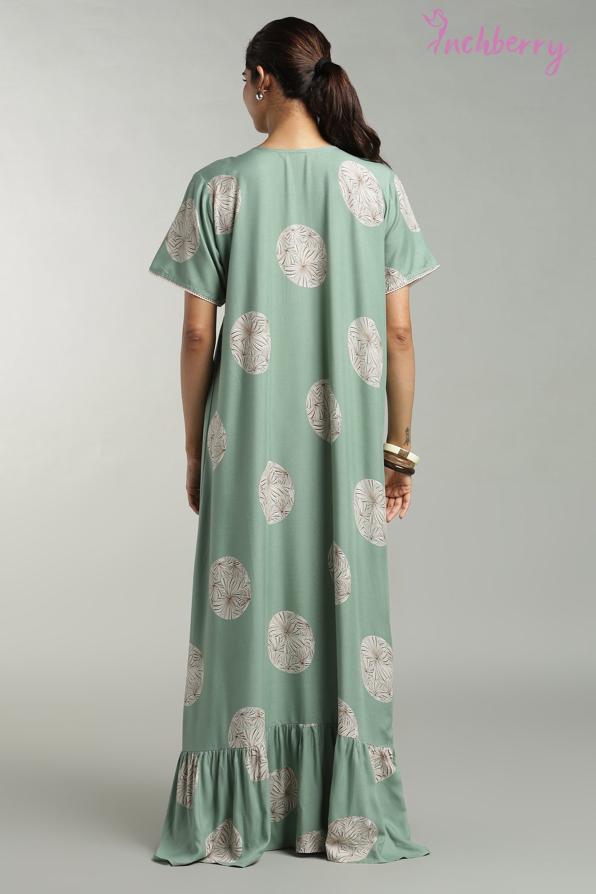 Heavy rayon daily wear nightgown