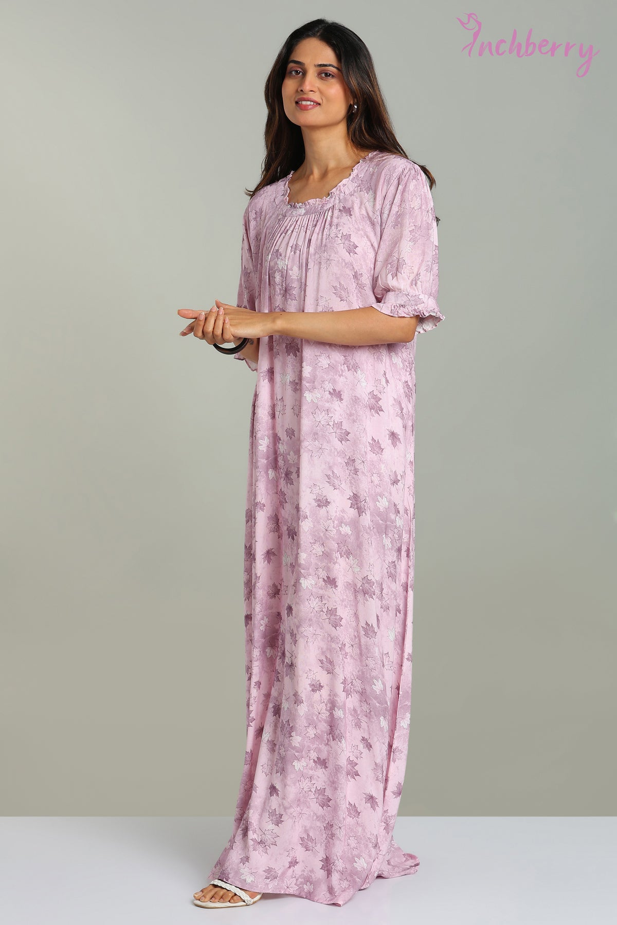 Light shade NIght gown