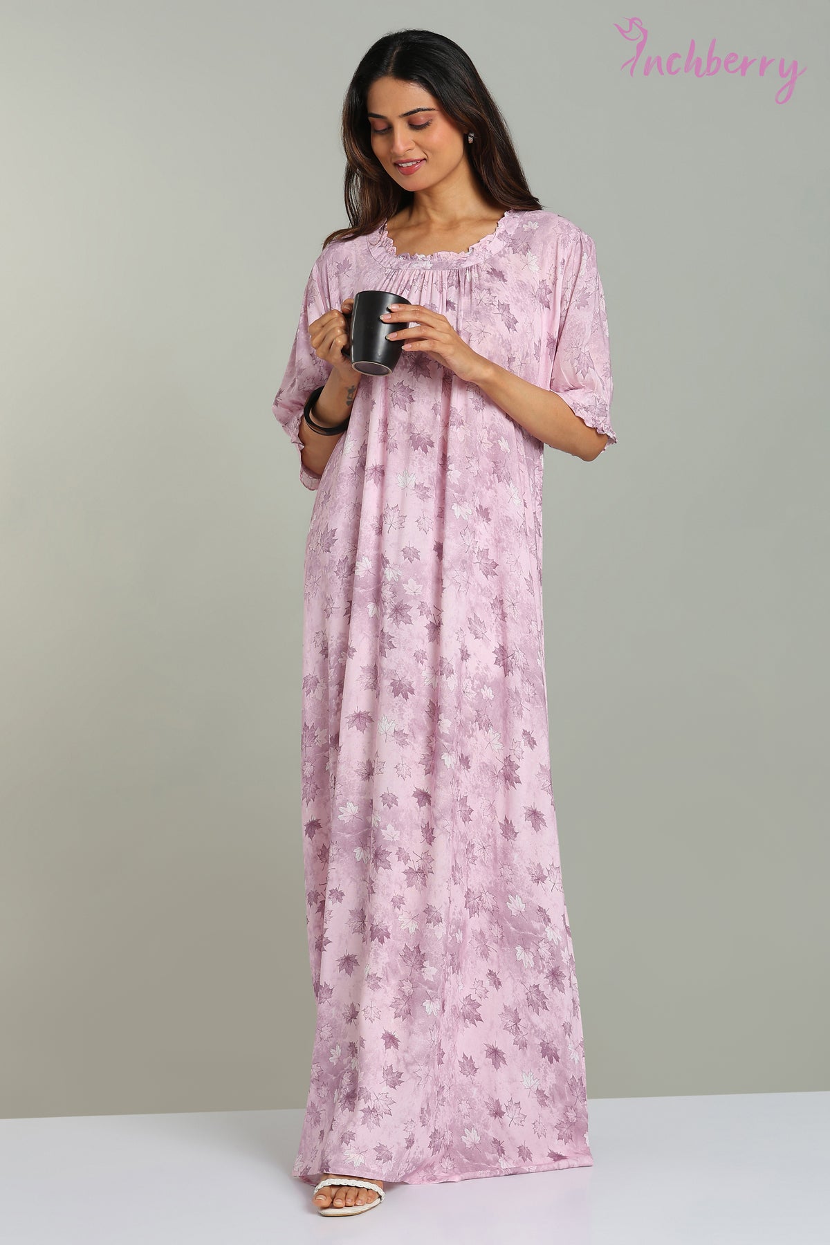Light shade NIght gown