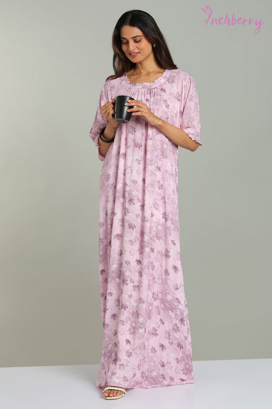 Light shade NIght gown