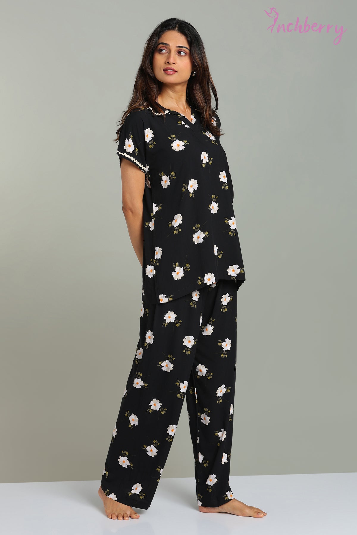 Rayon material pyjama set