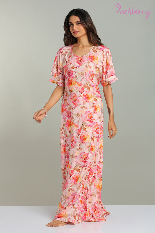 Stylish Tie model Nightgown
