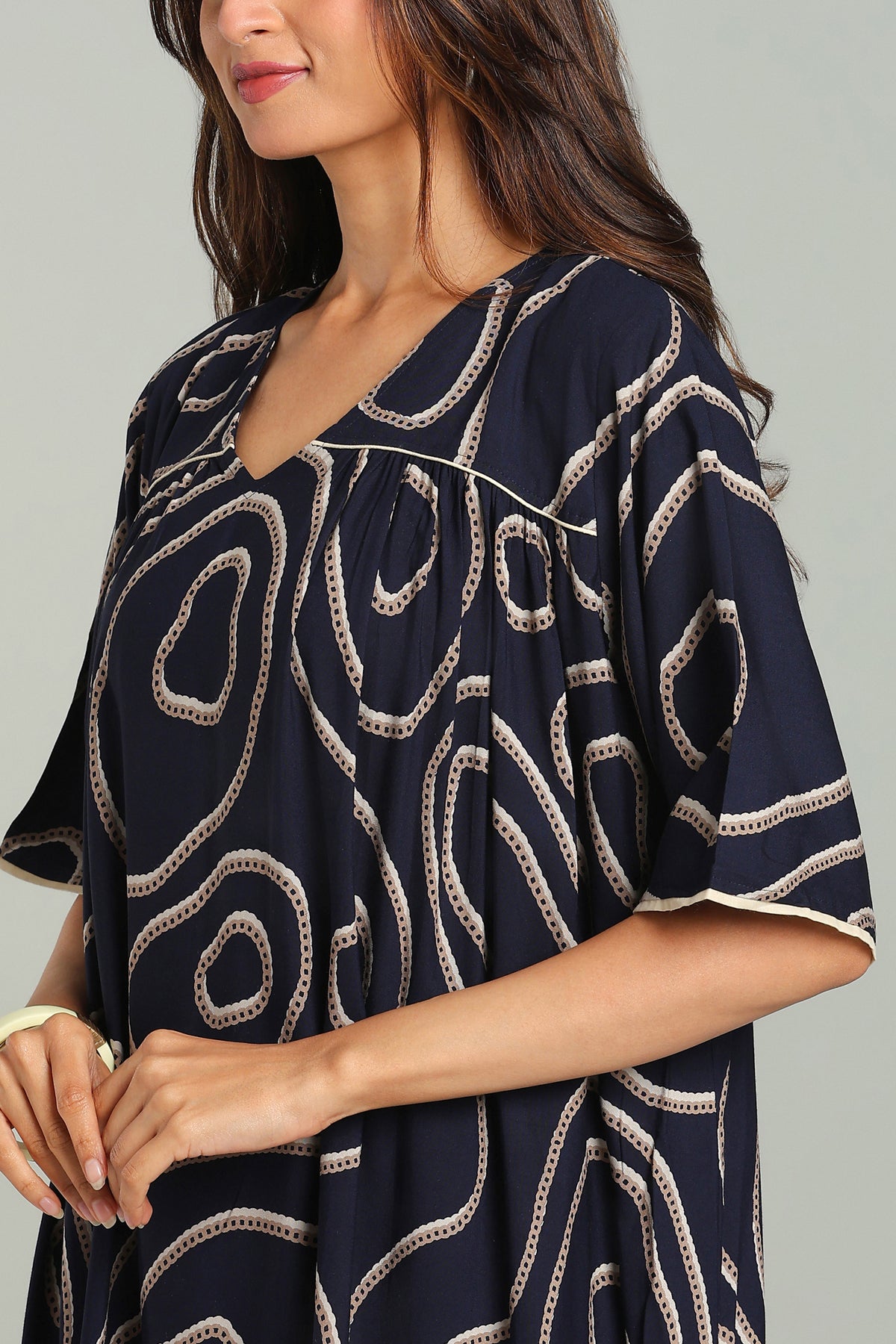 Daily wear regular fit nightgown