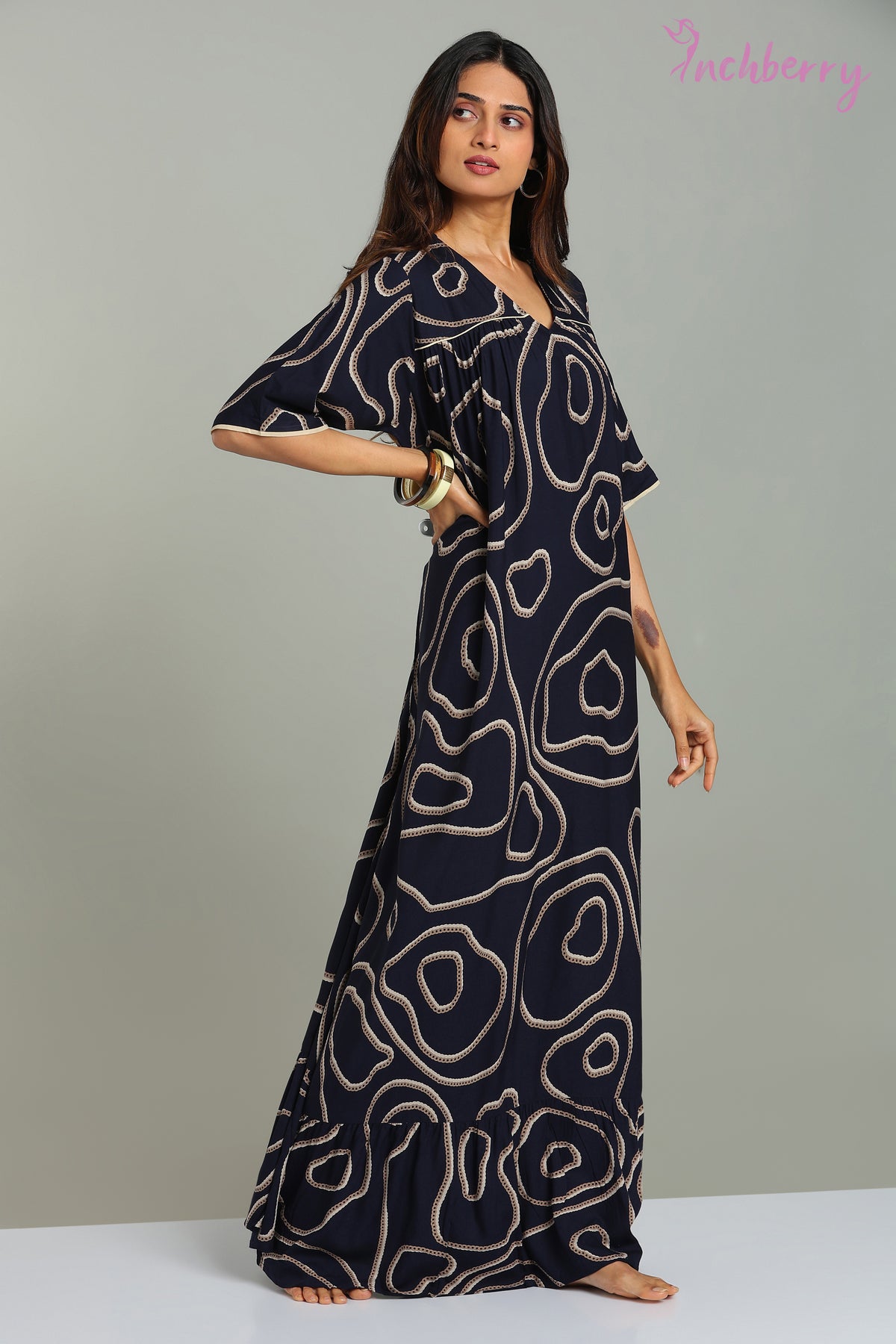 Daily wear regular fit nightgown