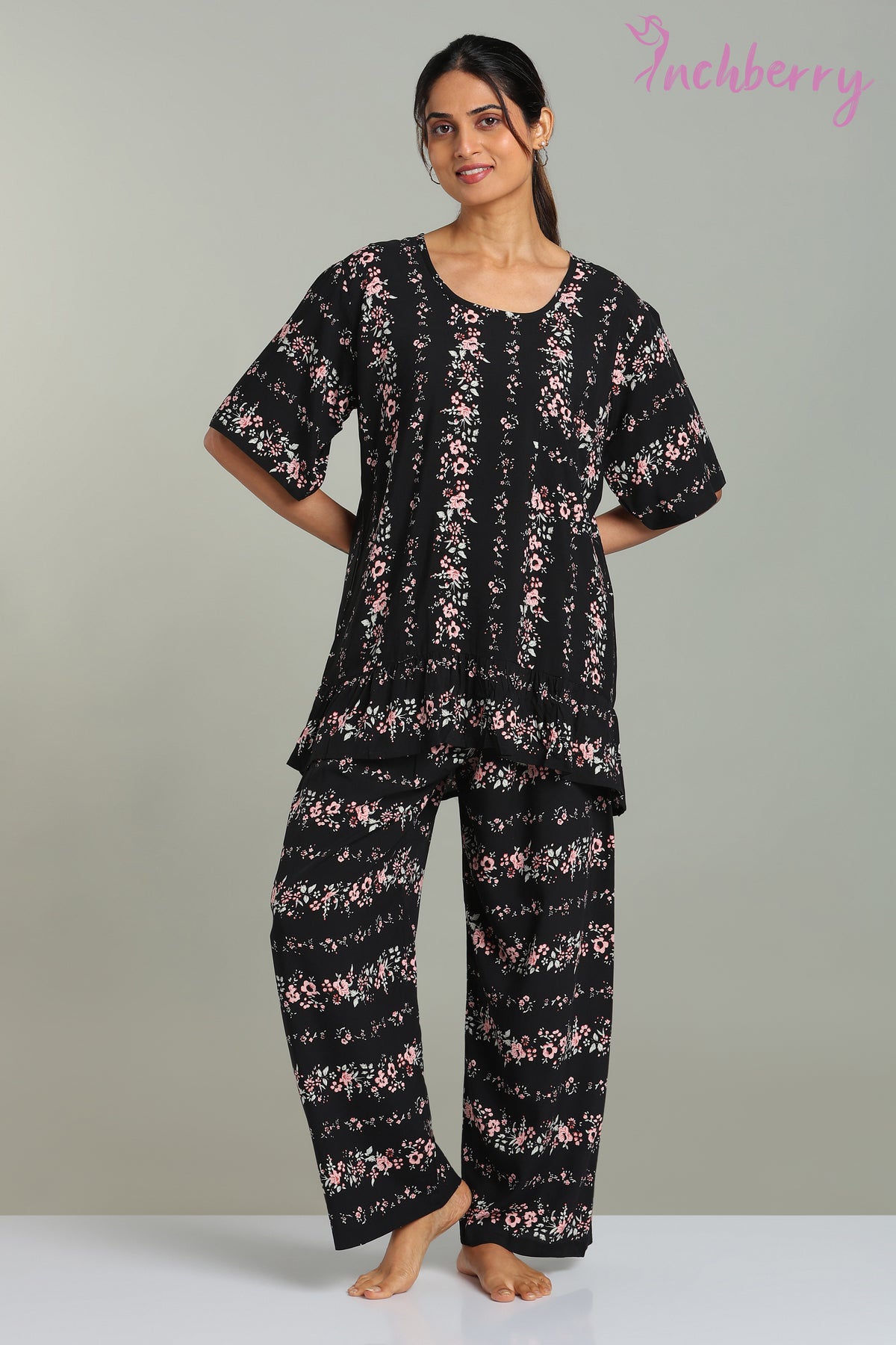 Heavy rayon daily wear nightgown