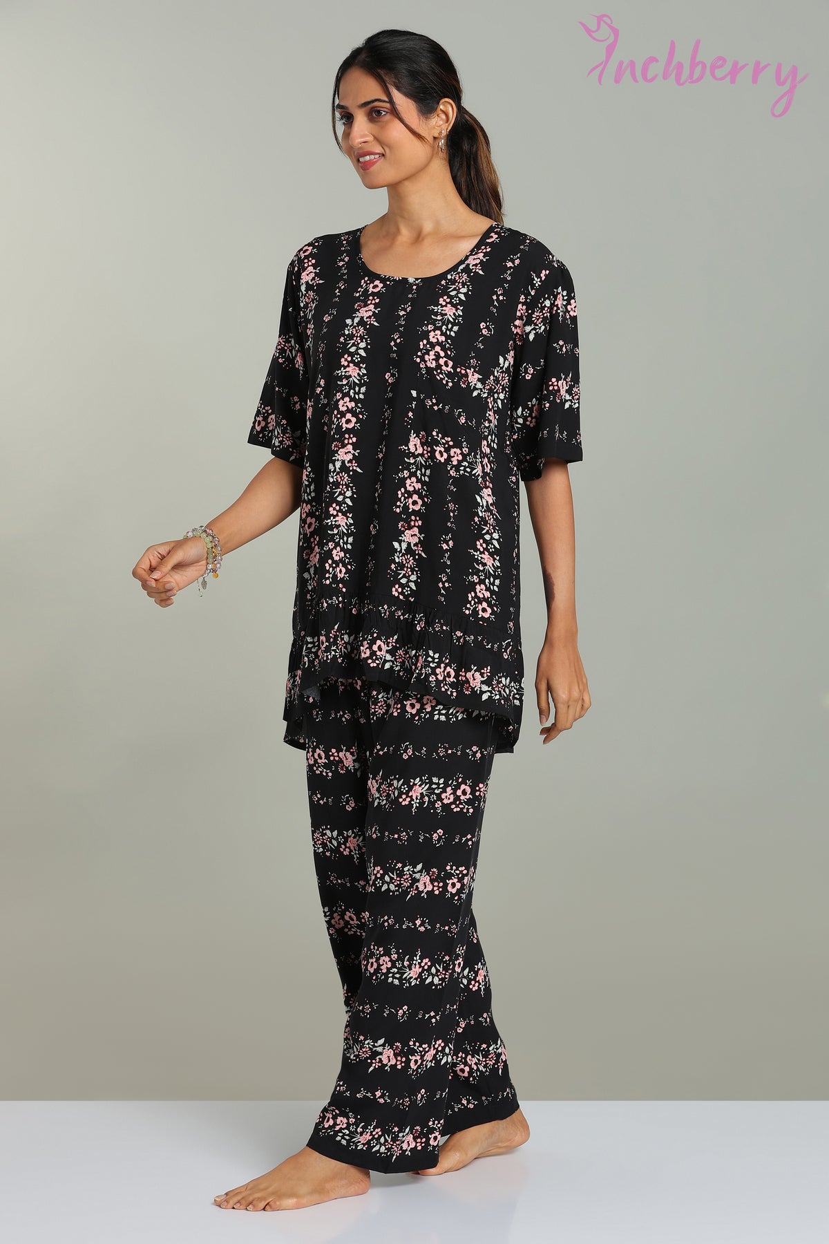 Heavy rayon daily wear nightgown
