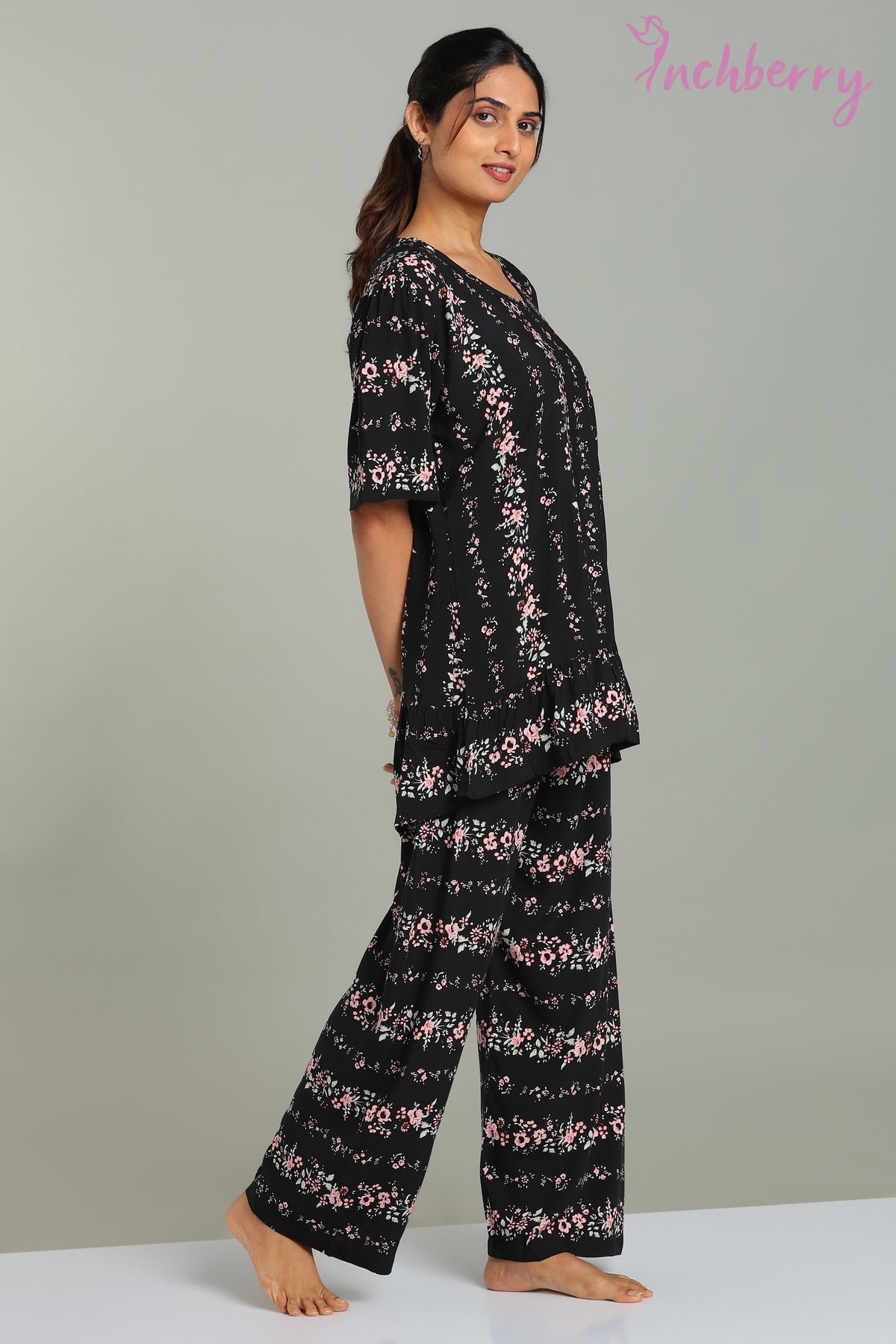 Heavy rayon daily wear nightgown