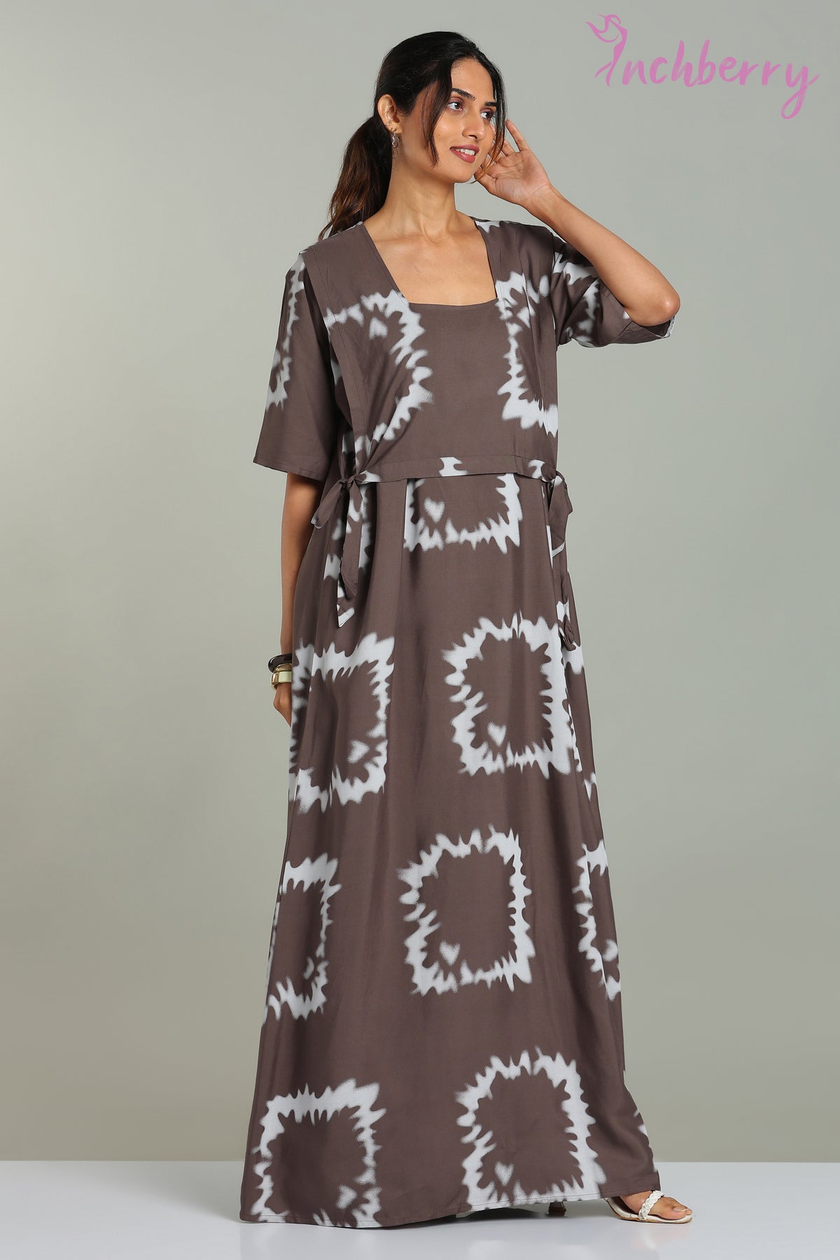 Night gown in rayon