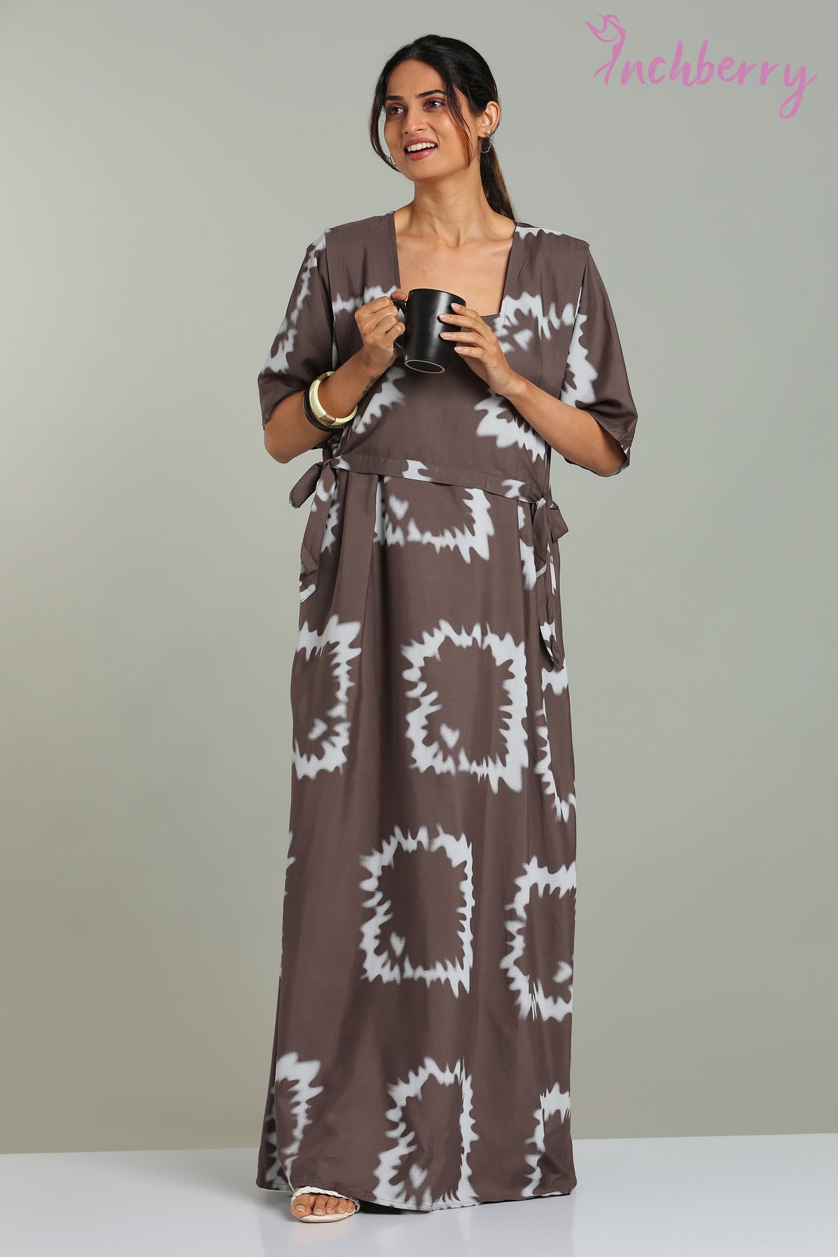 Night gown in rayon