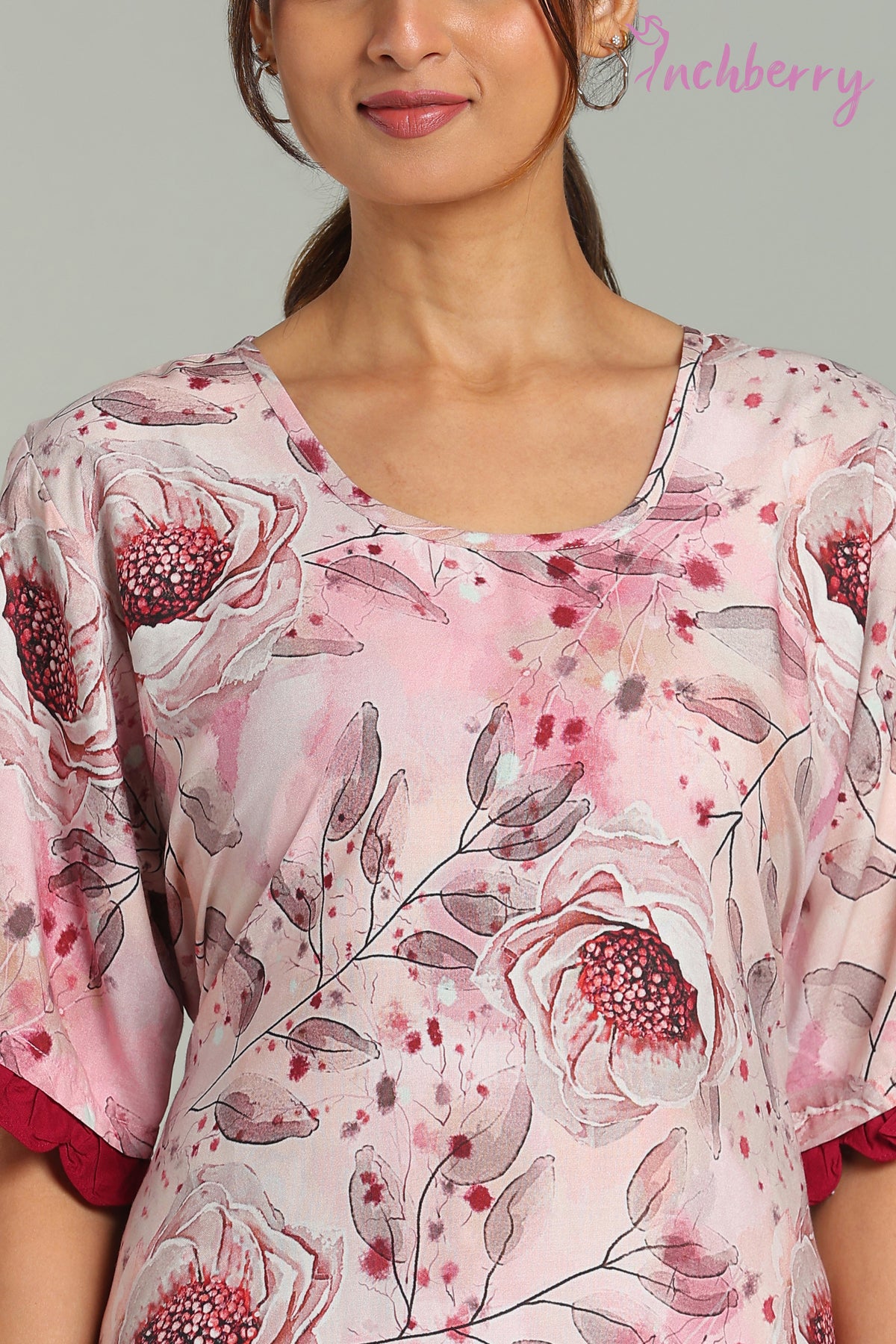 Tie model nightgown