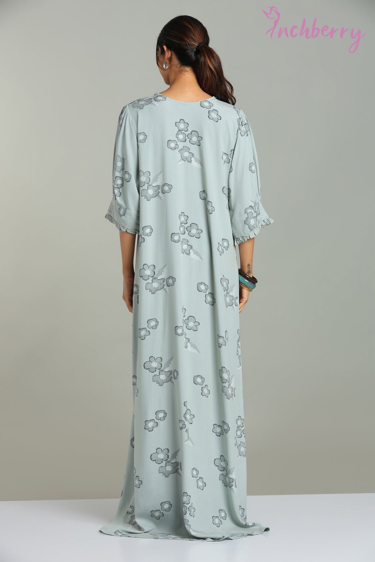 Regular fit night gown