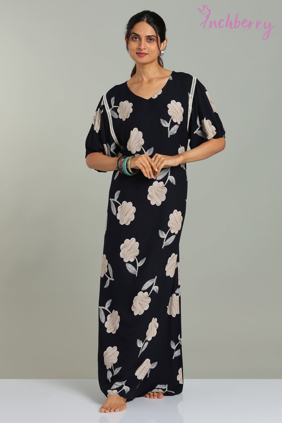 Daily wear rayon nightgown