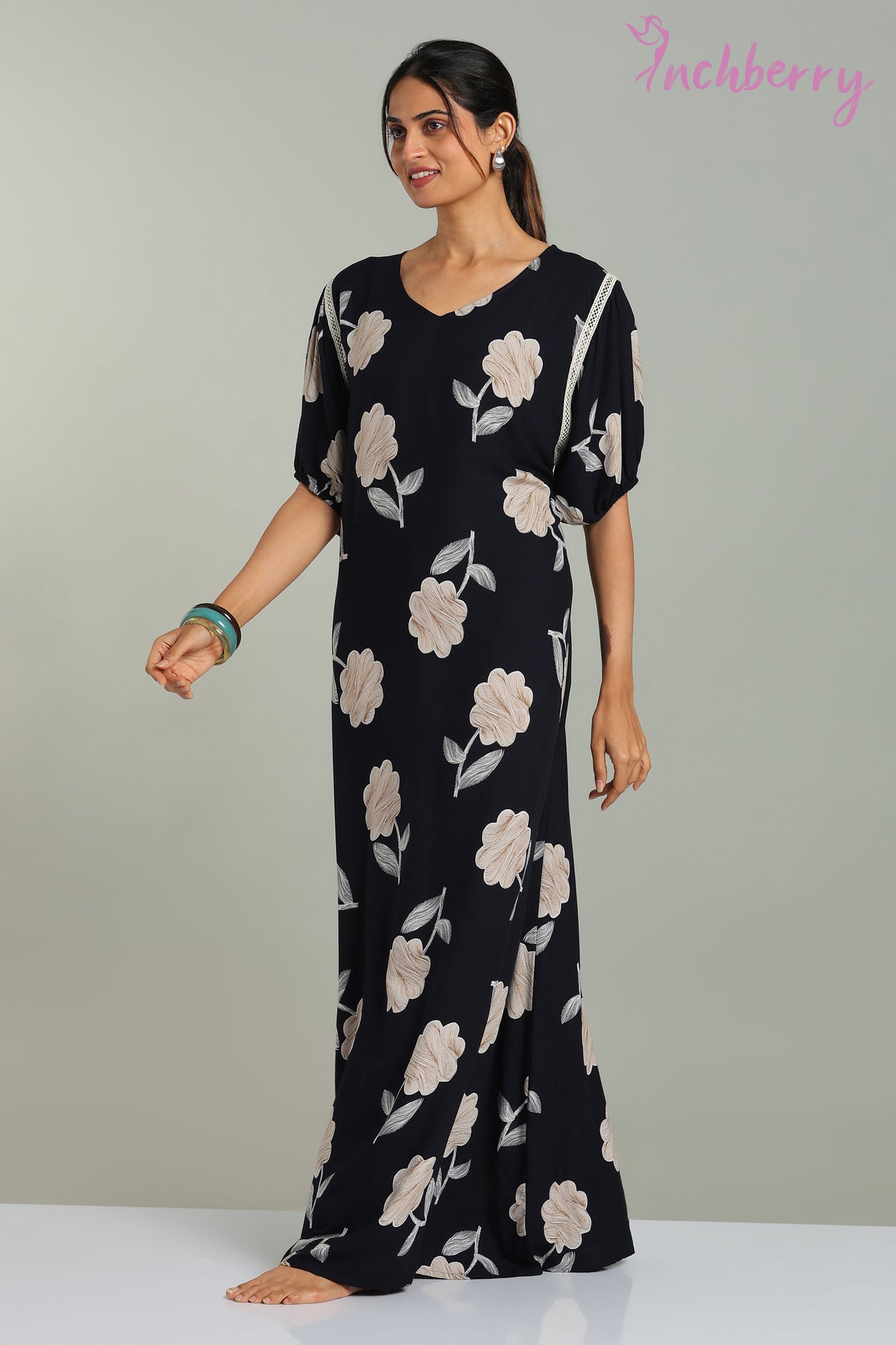 Daily wear rayon nightgown