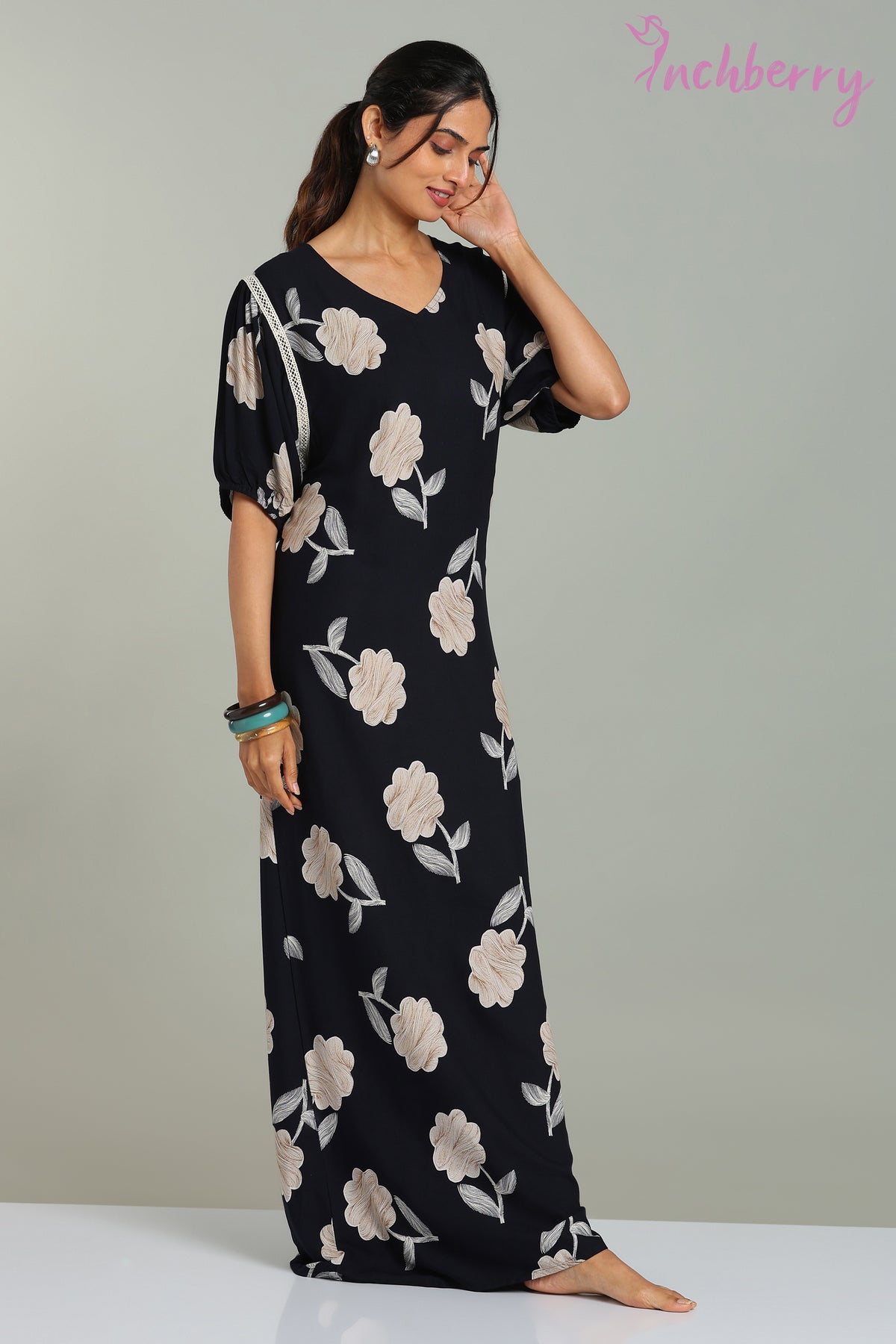 Daily wear rayon nightgown