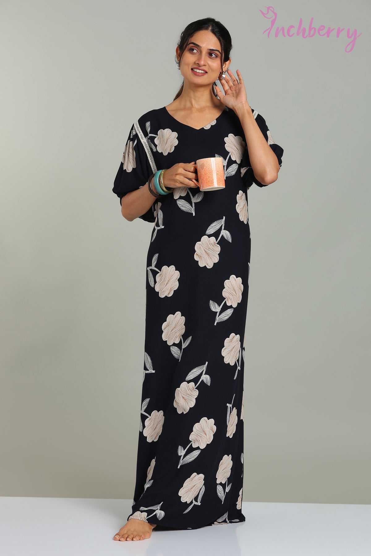 Daily wear rayon nightgown