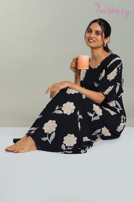 Daily wear rayon nightgown