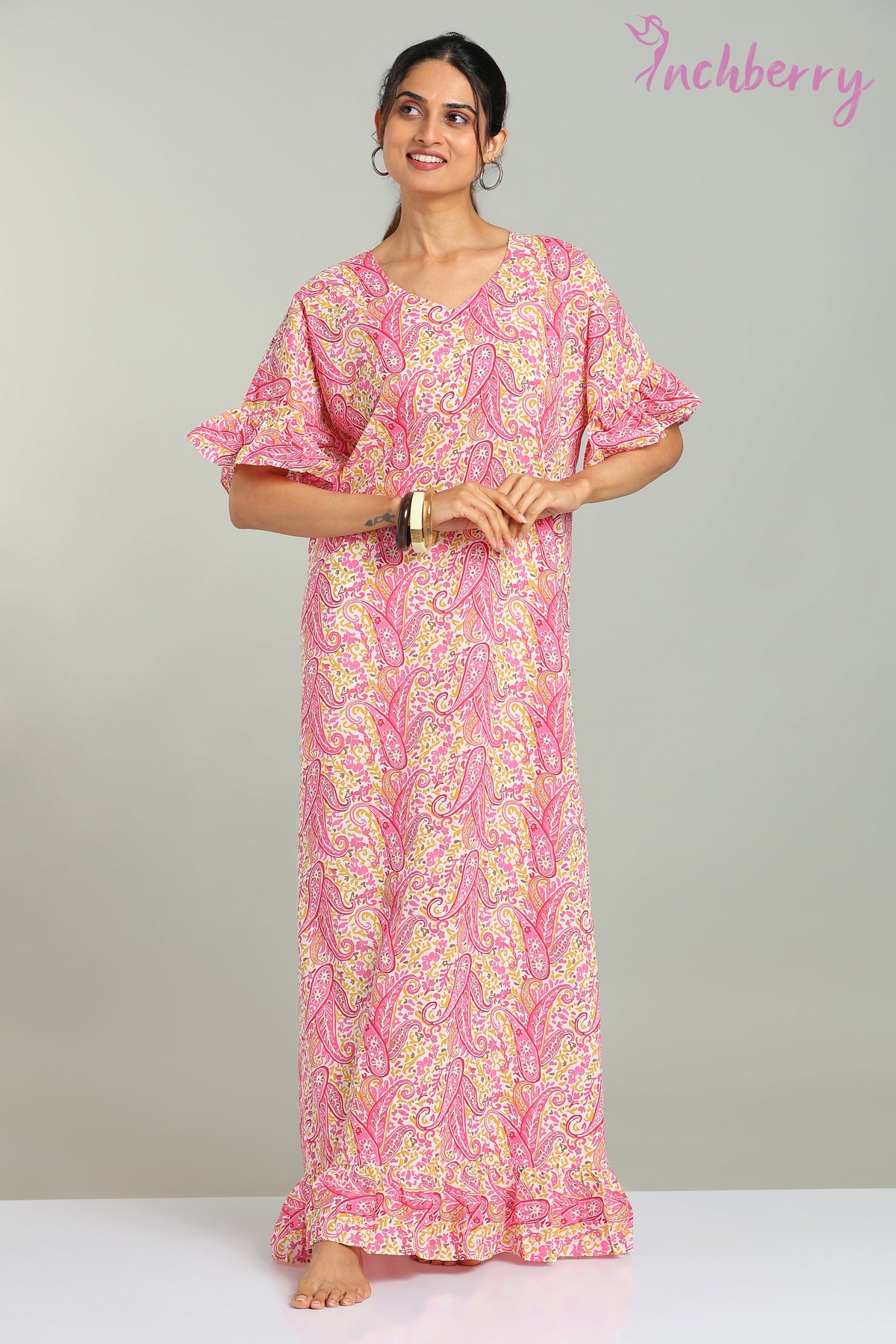 Cotton modern nightgown