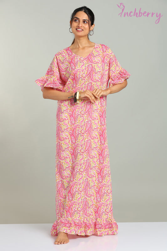 Cotton modern nightgown