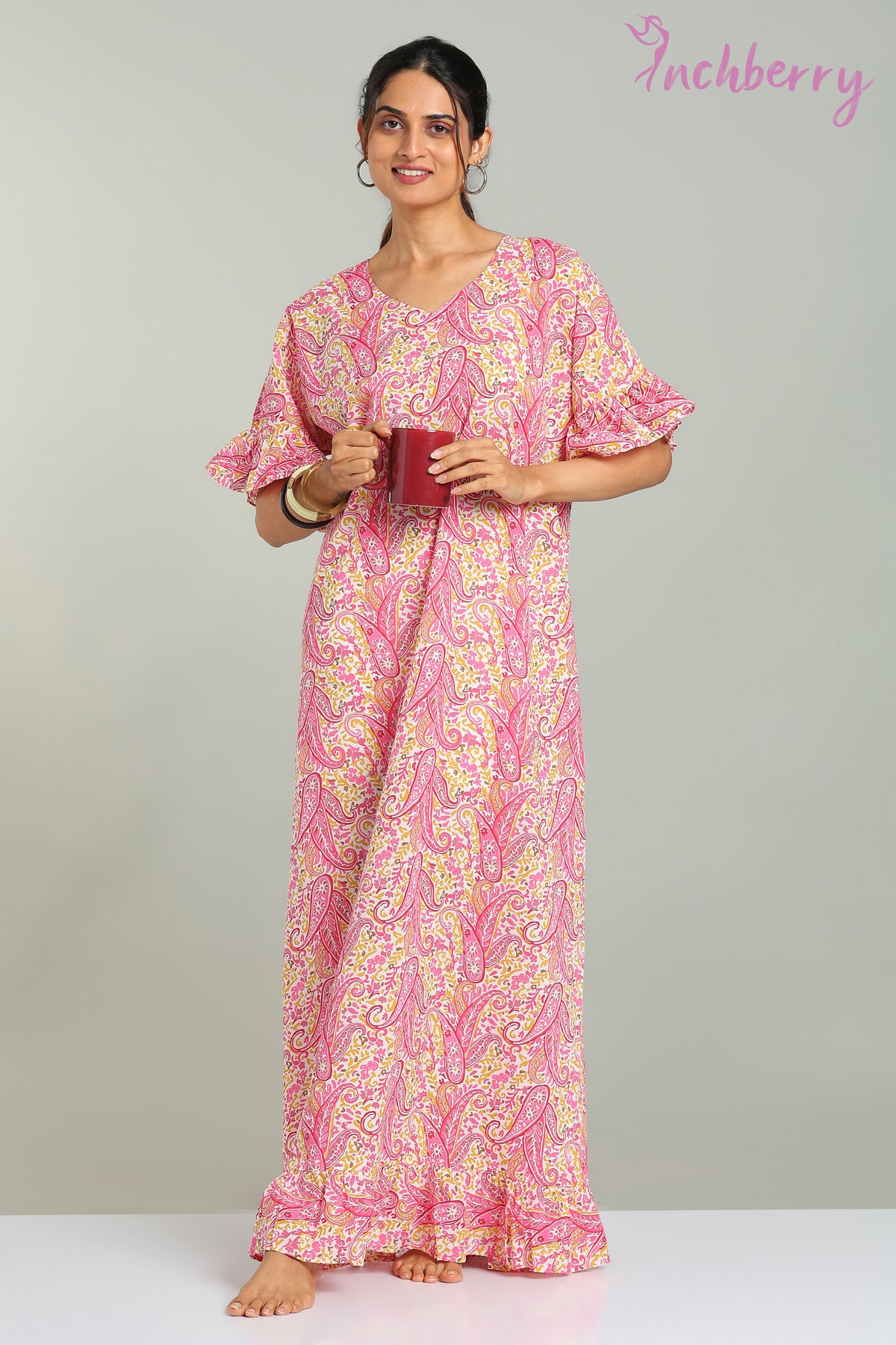 Cotton modern nightgown