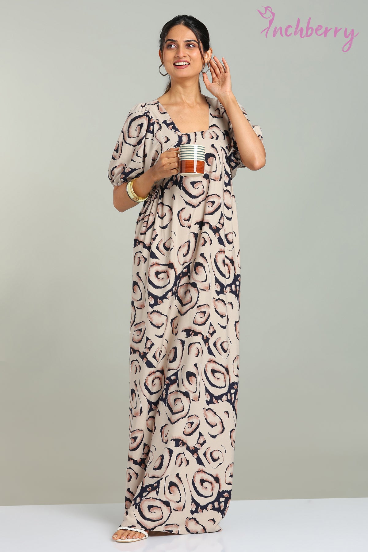Stylish rayon nightgown