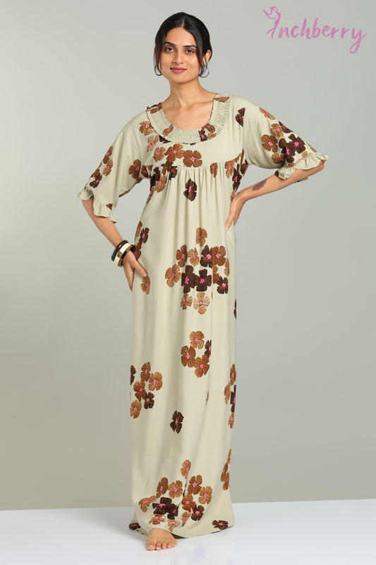 Stylish Rayon Night gown