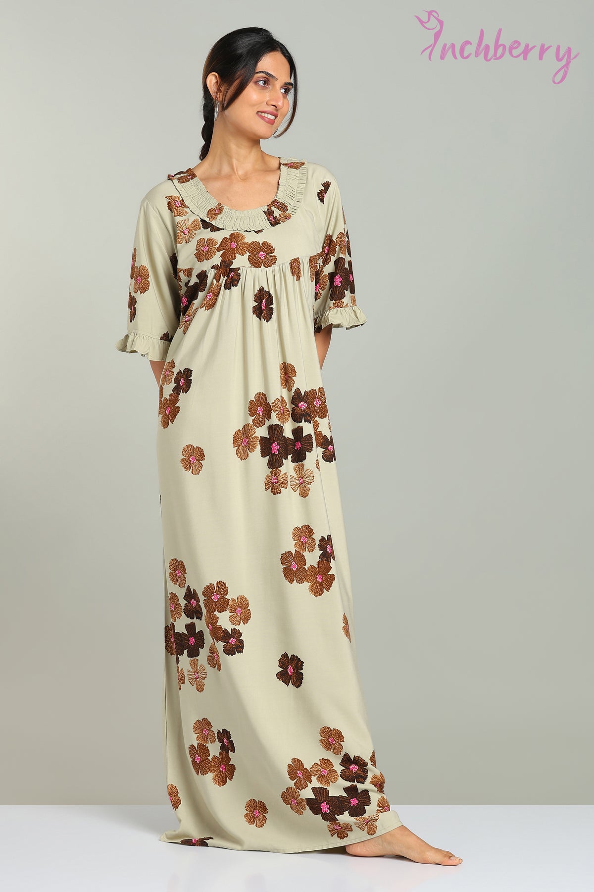 Stylish Rayon Night gown