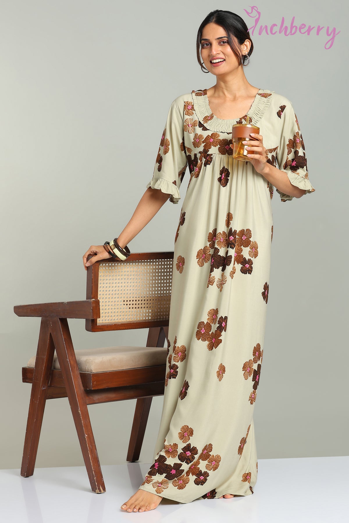 Stylish Rayon Night gown