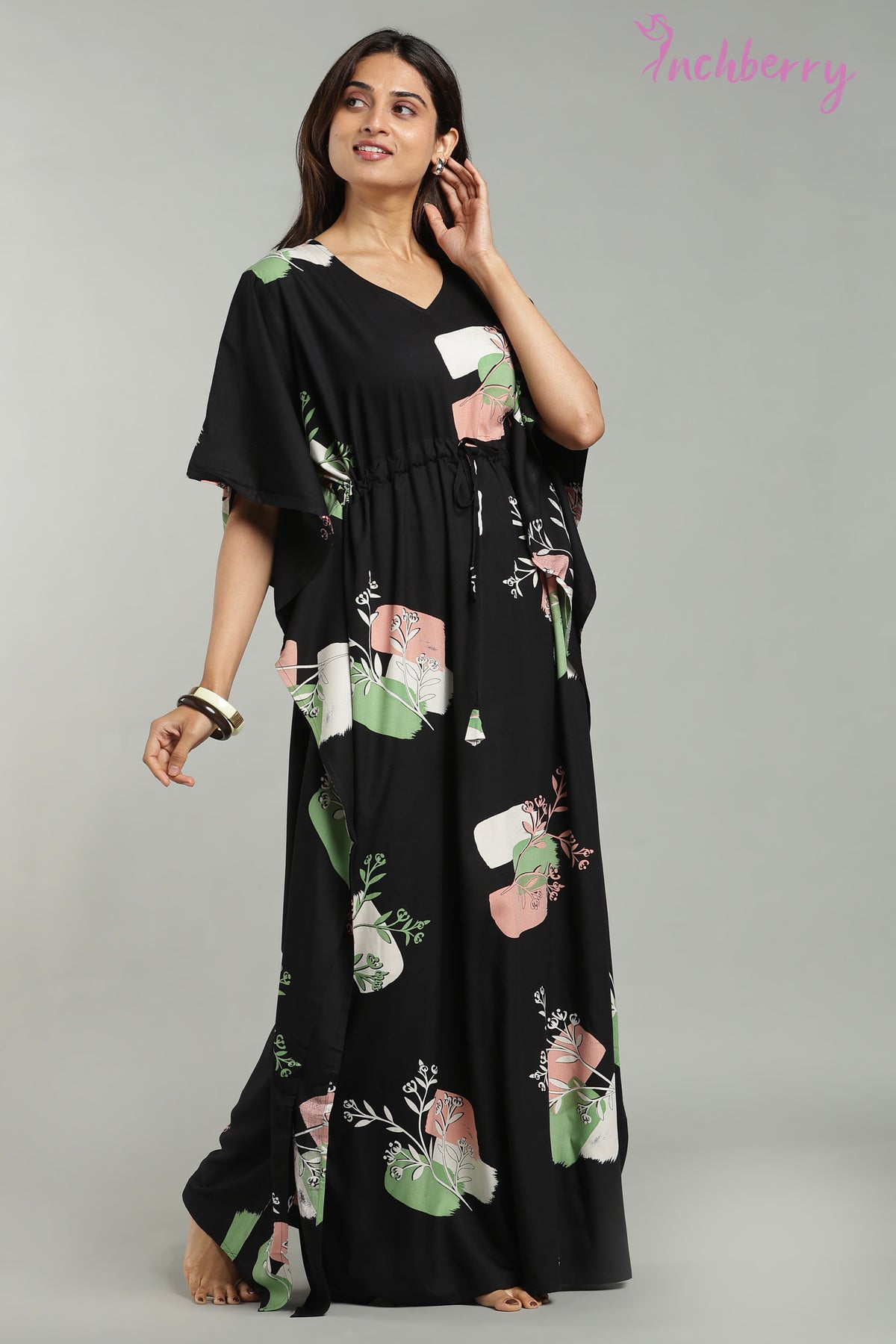 Stylish colour kaftan