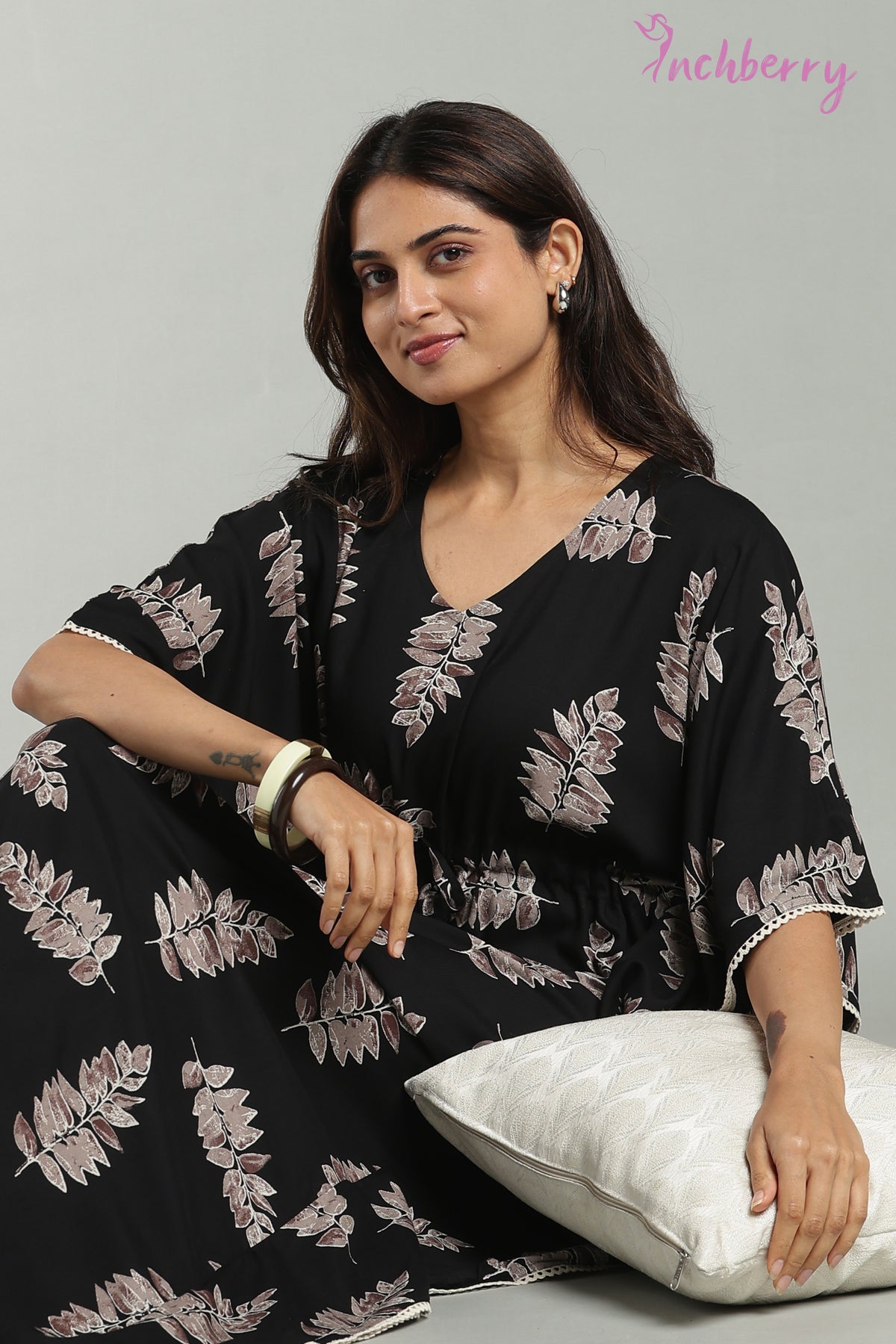 Heavy rayon kaftan for ladies
