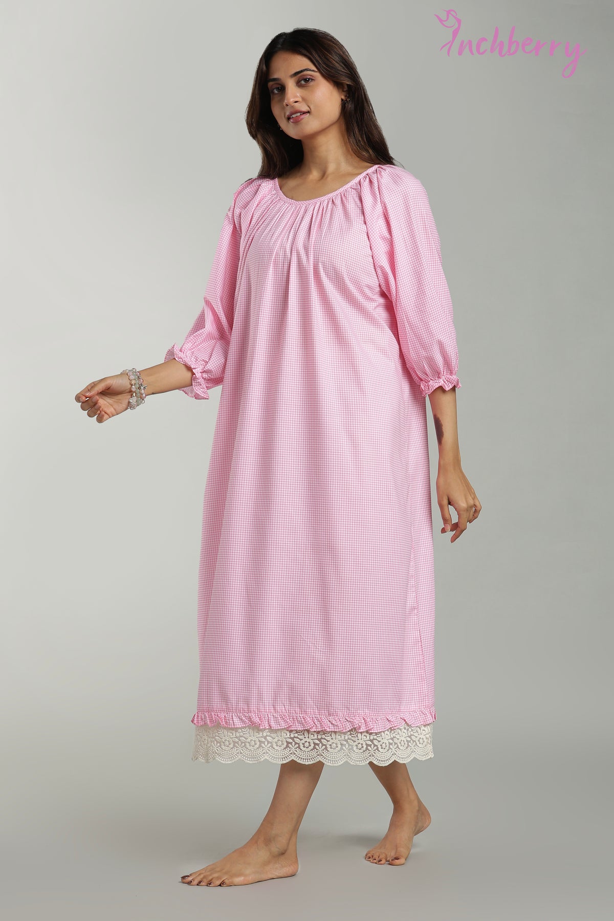 Short night gown for daily wear