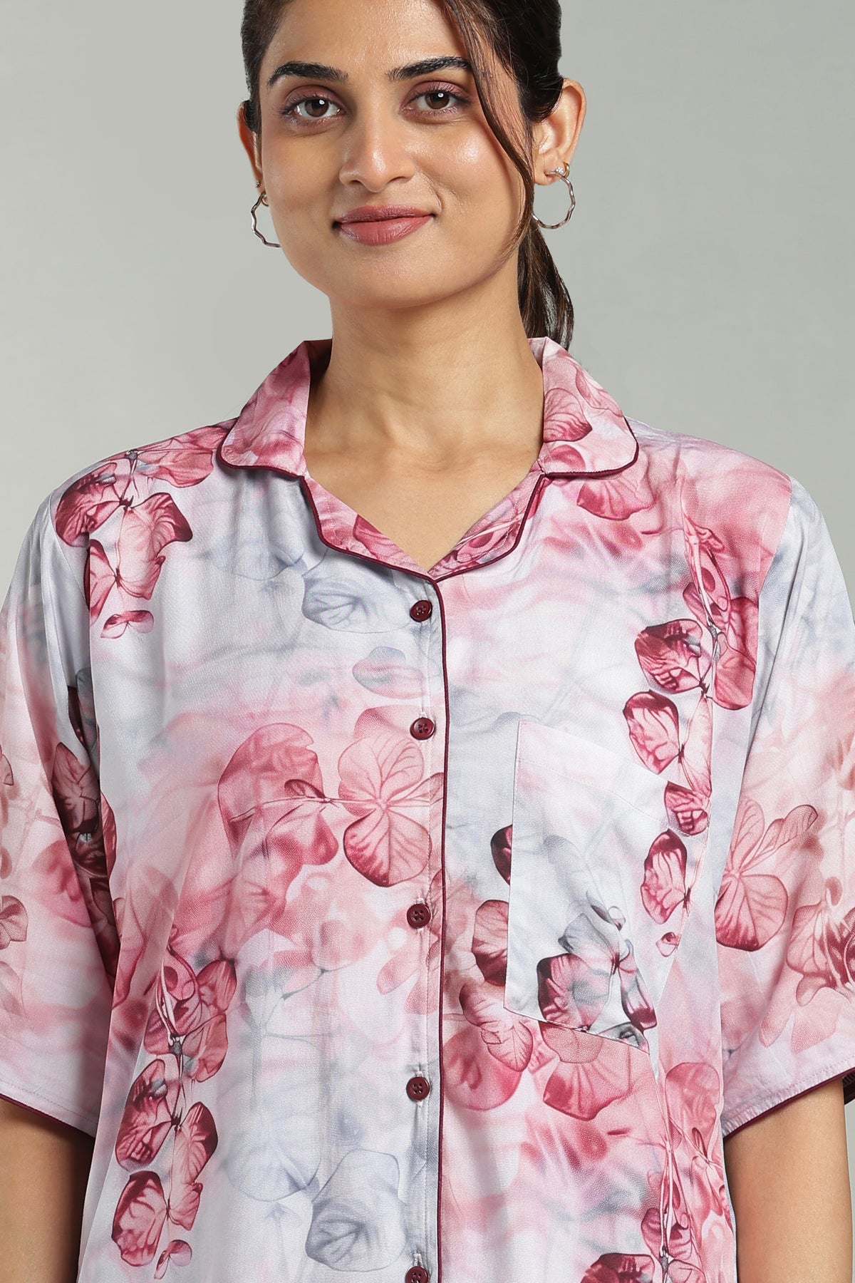 Rayon material pyjama set