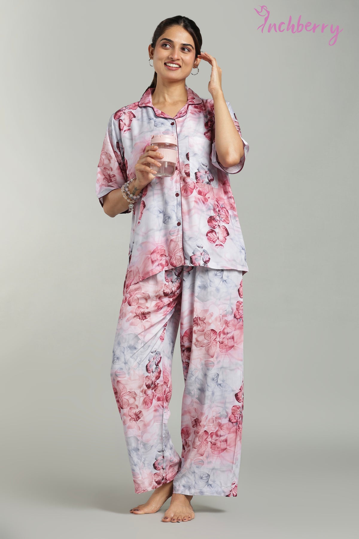 Rayon material pyjama set