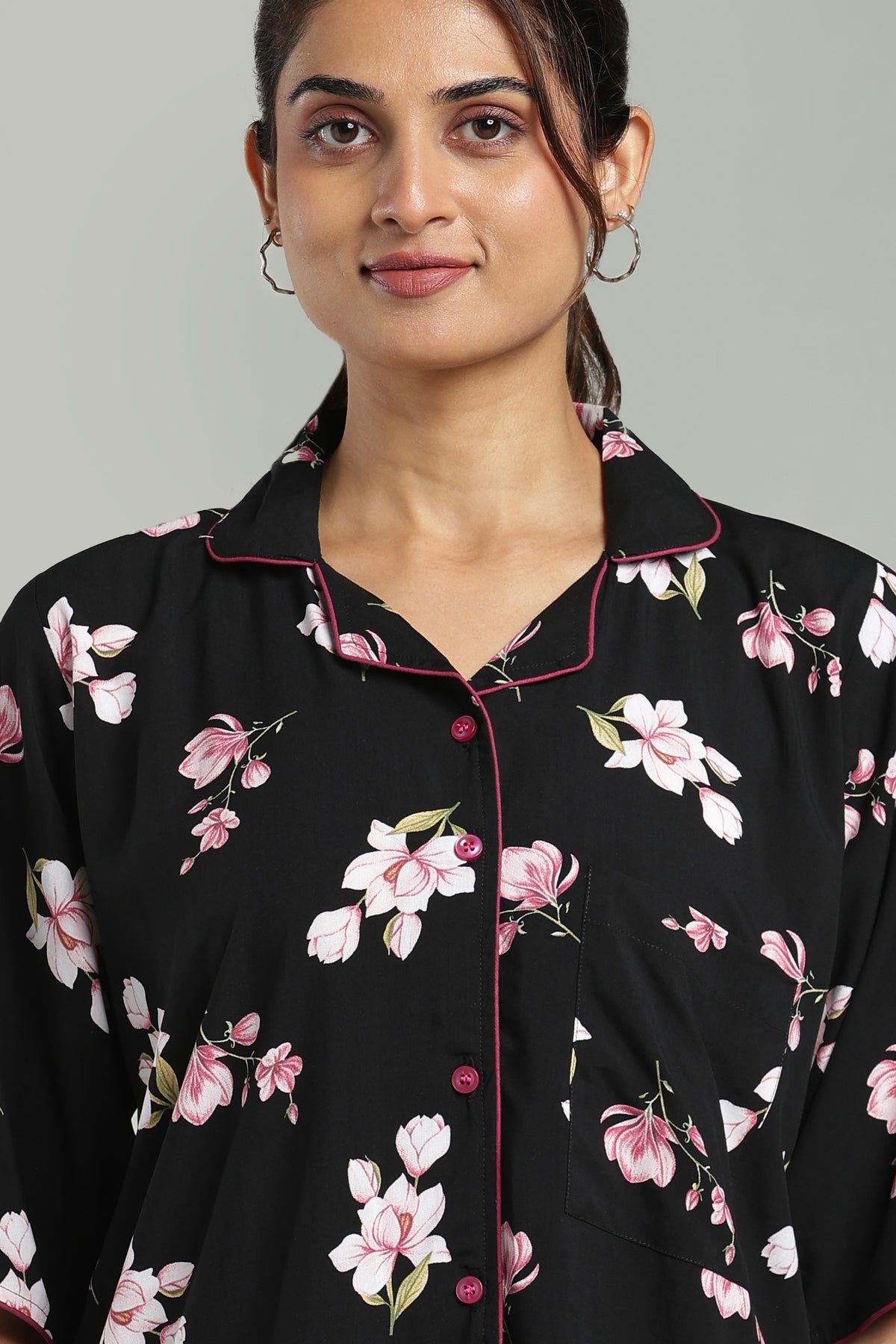 Pyjama Shirt Top Model