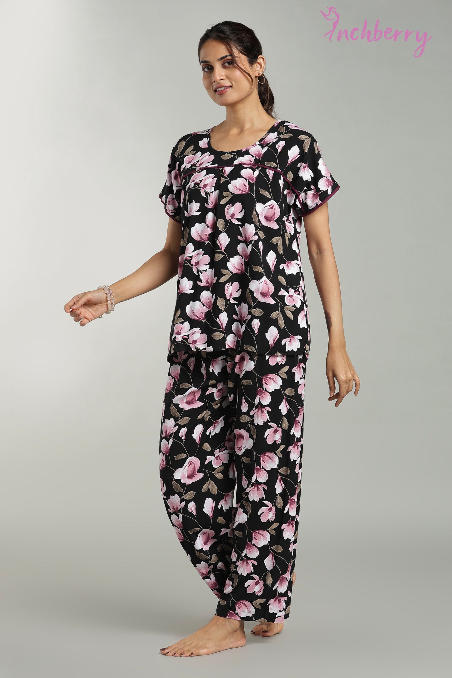 Daily wear regular fit nightgown
