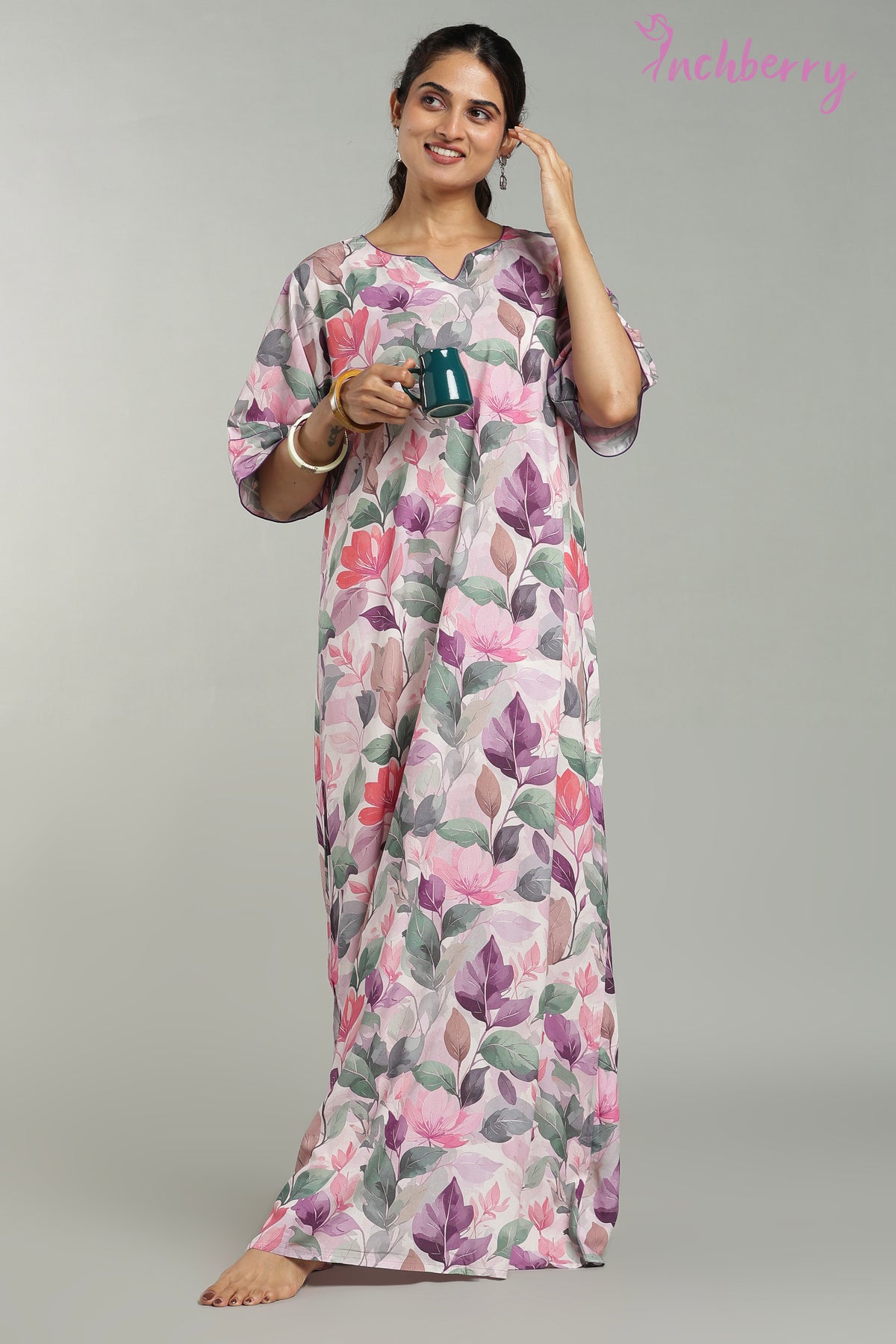 Elegant nightgown daily wear