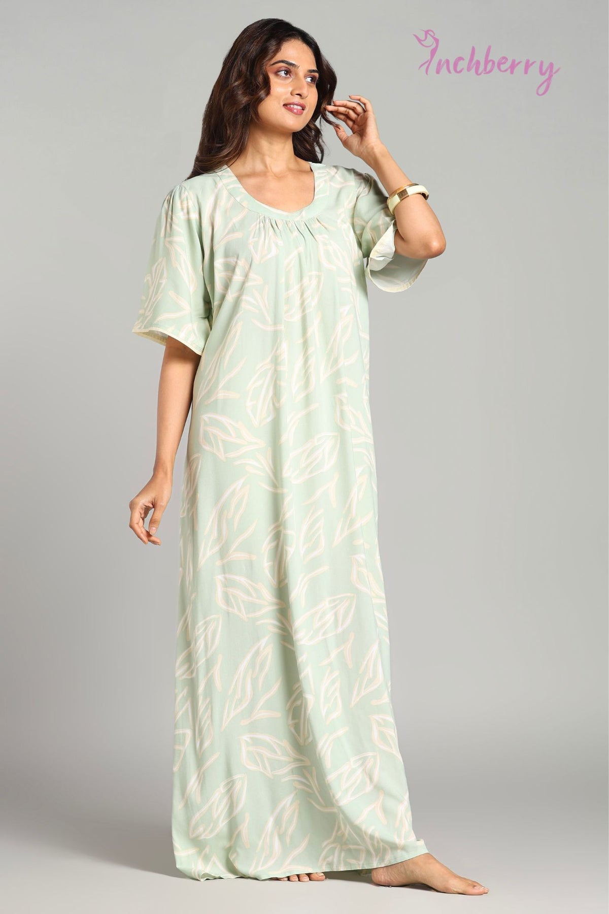 Night gown relaxed fit for daily wear